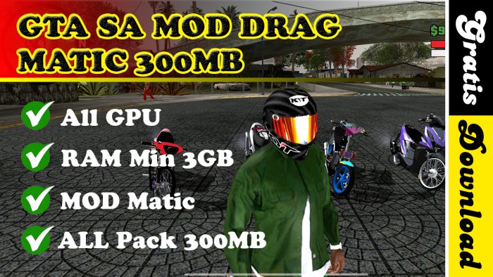 gta sa mod drag metic