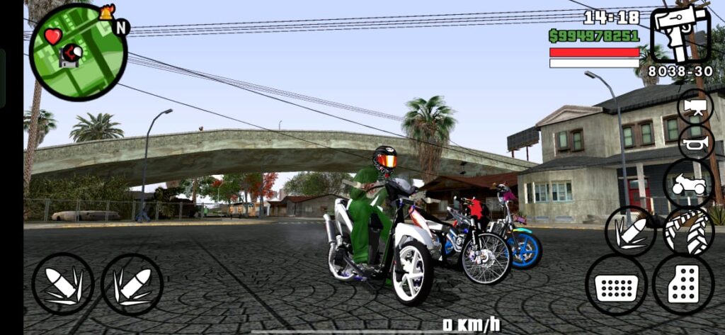 gta sa mod drag metic 2