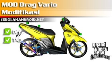 Drag Vario modifikasi