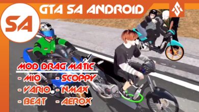 gta sa mod drag matic mio, vario, nmax